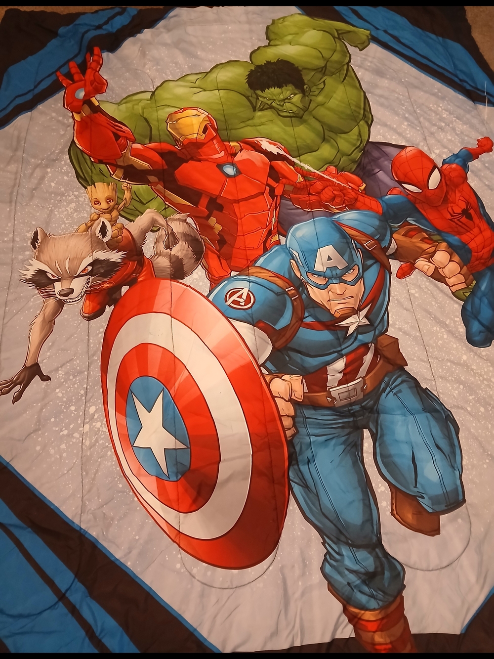 Marvel Avengers Kids Reversible Comforter